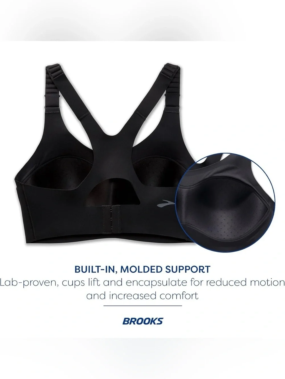 Brooks Women's Racerback 2.0 Sports Bra for High Impact Sports Maximum Support